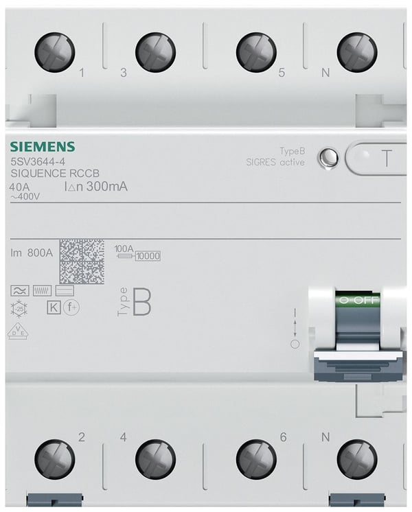 Siemens 5SV3644-4, 10 A, IP20