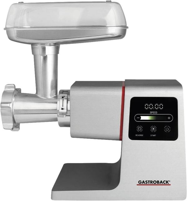 Gastroback 41410 lihamylly 600 W 6-in-1 Power Pro #10, ruostumaton teräs