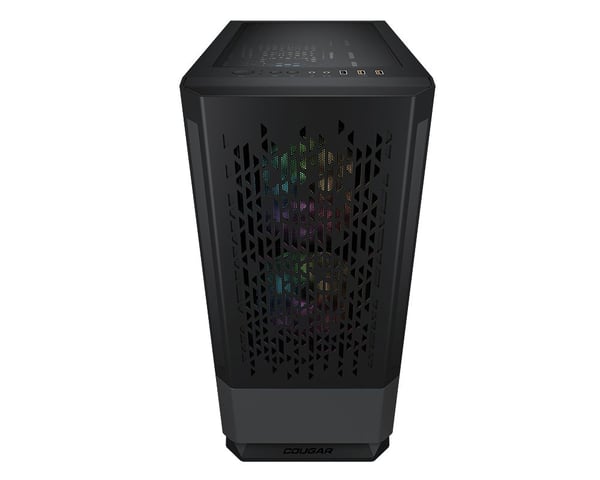 Cougar Case MX430 Air RGB Black - Midi Tower - PC - Svart - ATX - micro ATX - Mini-ITX - Gaming - HDD - Ytelse (CGR-51C6B-AIR-RGB)