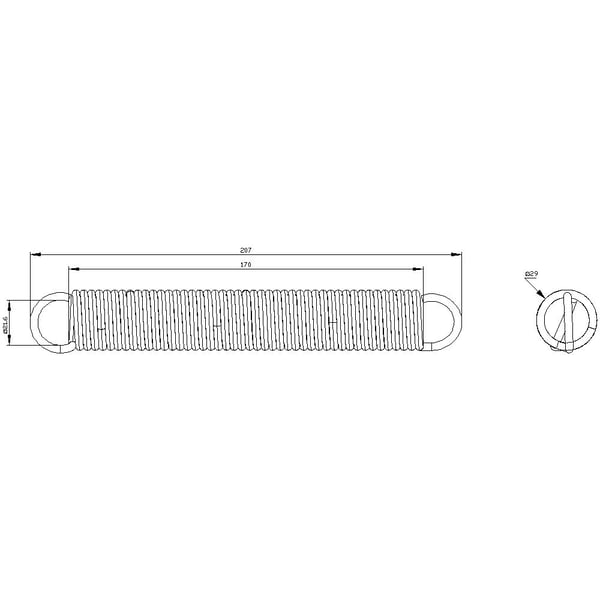 Siemens 3SE79311AD 3SE7931-1AD Vetokytkimen jousi 1 kpl