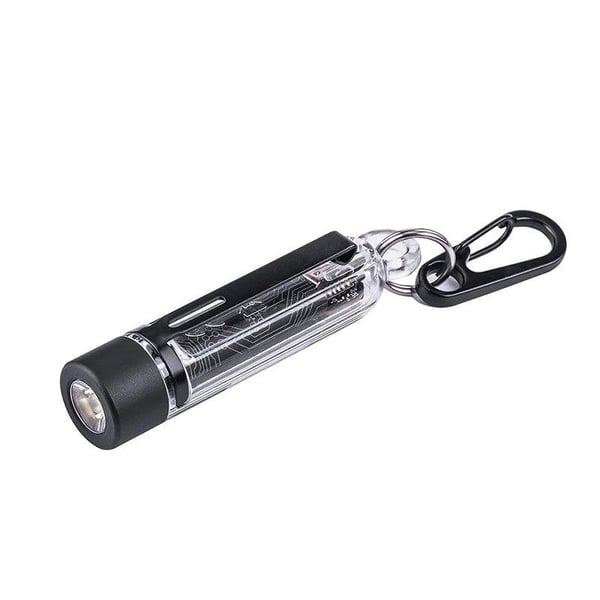 Nextorch Light K40 300/700lm/78m 180mAh/USB-C ladattava avaimenperällä Valkoinen/punainen/sininen/UV + stroboskooppivalo
