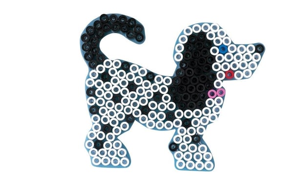 Hama Beads 8202, Lasten askartelusetti, 3 vuosi/vuosia, PVC-muovi, Läpinäkyvä, 1 kpl