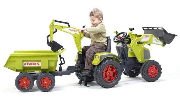 Falk Claas 1010W, 3 år, Plast, Sort, Oliven