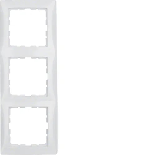 Berker 10138989, Valkoinen, Duroplast, Ruuviton, Berker, Kiiltävä, 10 kpl