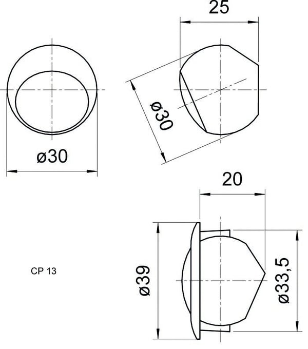 Visaton CP 13 4 Ohm - Högtalardrivrutin - för bil - 60 Watt