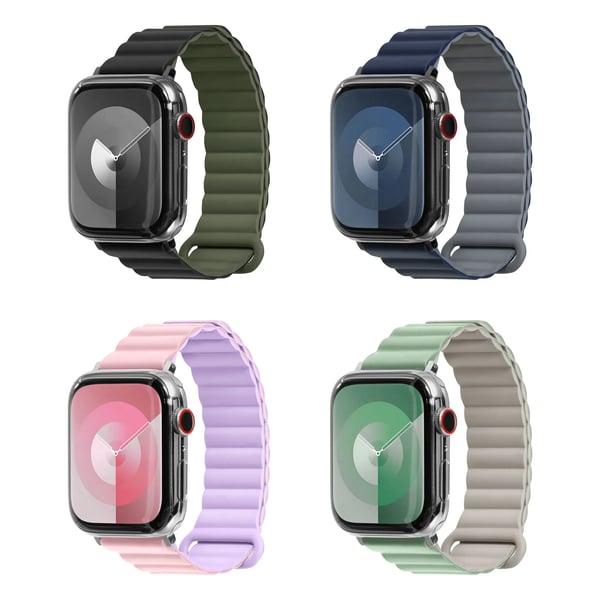 LAUT L_AWL_NS_NV, Kellon hihna, Apple, Apple Watch Series 4-10 SE & ULTRA 49/46/45/44 mm, Silikoni, Hikeä hylkivä, 1 kpl