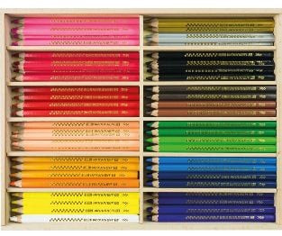 Värikynät faber-castell, jumbo, ass. värit, pakkaus 96 kpl.