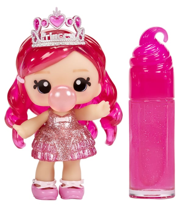 MGA Entertainment Yummiland Lipgloss Doll- Bianca Bubblegum, Minidukke, Flicka, 4 År, Dreng/Pige, Flerfarvet