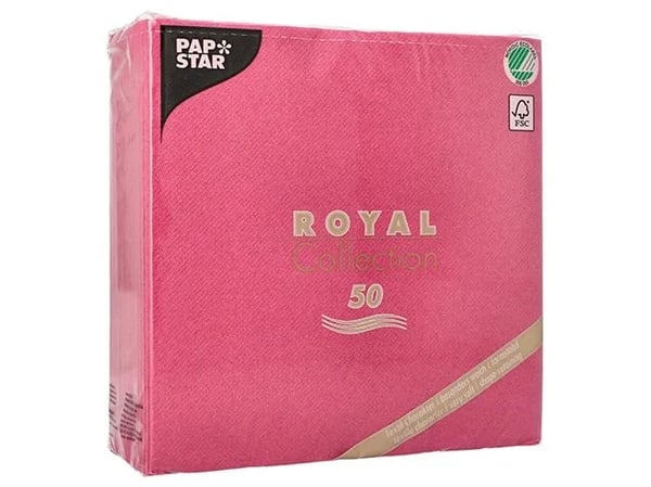 Papstar 81747, Fuksianpunainen, Käsipaperi, Yksivärinen, 54 g/m², 400 mm, 400 mm