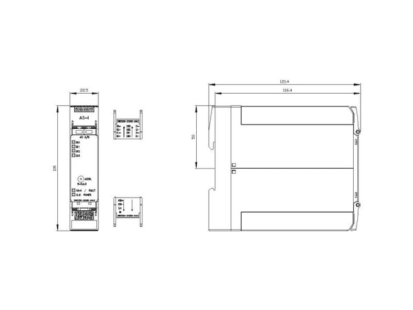 Siemens 3RK2200-2CG00-2AA2 -PLC-kompaktimoduuli