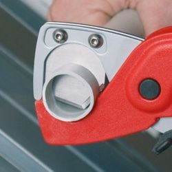 Knipex 90 20 185, Kaapelileikkuri, Punainen, Muovi, Terästä, Punainen, Ruostumaton teräs, 2,5 cm, REACH