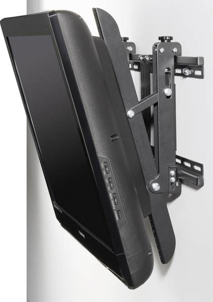 SpeaKa Professional SP-3957092, 160 cm (63"), 200 x 200 mm, 600 x 400 mm, -15 - 0°, Terästä, Musta