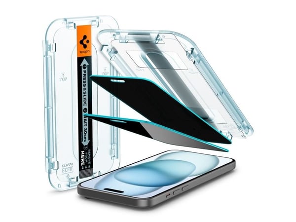 Spigen AGL06905, Apple, iPhone 15, Naarmuuntumisenkestävä, Läpinäkyvä, 1 kpl