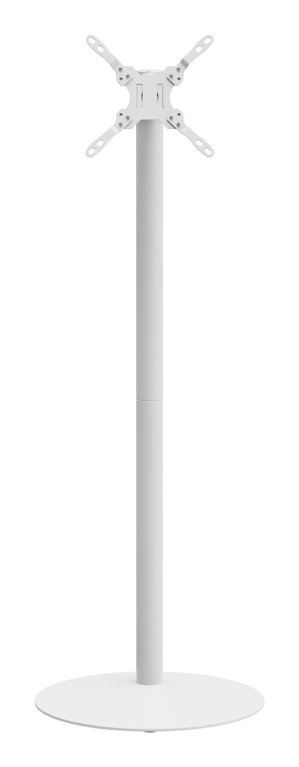 Multibrackets M Pro Series Single Pole Floorbase 2 gulvstativ 10 kg, hvit