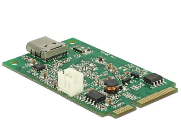 DeLOCK 95259, Mini PCI Express, USB 3.2 Gen 1 (3.1 Gen 1), Full høyde, China, Asmedia ASM1142, 10 Gbit/s