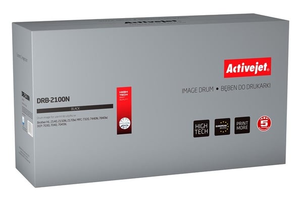 Activejet DRB-2100N, Kompatibel, Brother, Brother: HL-2140, HL-2150N, HL-2170W, DCP-7030, DCP-7040, DCP-7045N, MFC-7320, MFC-7440N, MFC-7840W., 1 s...