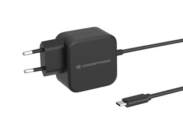 Conceptronic OZUL04BE, Innendørs, AC, 21 V, 1,8 m, Svart