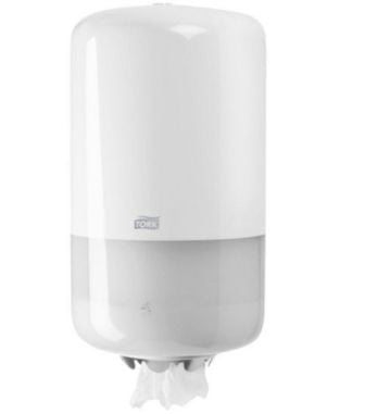 Dispenser Tork M1 Mini centerfeed hvid til aftørringsruller