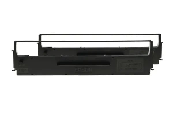 Epson Dualpack - Svart - färgband - för LX 300+, 300+II, 350