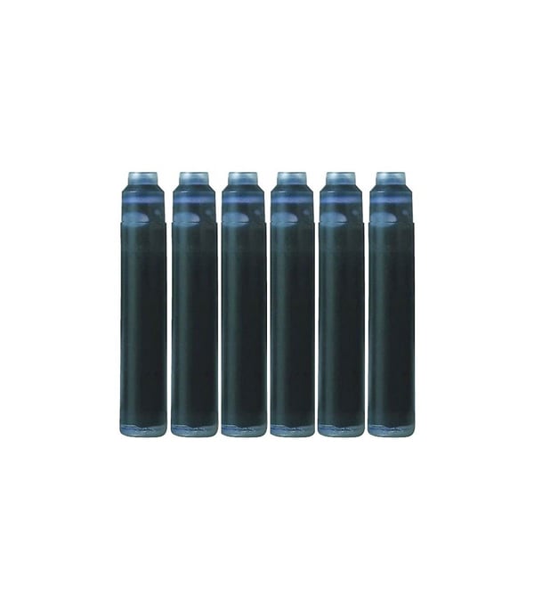 Waterman S0110950, Blå, Blå, Hvit, Fontenepenn, 6 stykker