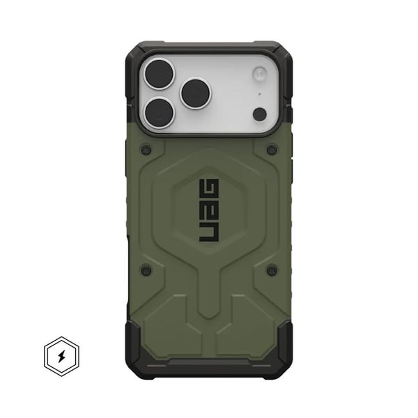 UAG Pathfinder MagSafe - MagSafe-kompatibelt etui for iPhone 17 Pro Max (oliven)