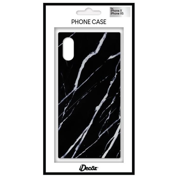 iDecoz BM862PC4, Suojus, Apple, iPhone X/XS, 14,7 cm (5.8"), musta, Valkoinen