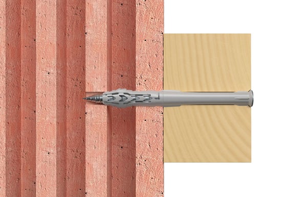 Fischer 46264, Ruuvi- ja seinätulppasarja, tiili, betoni, Torx, TX40, ETA-07/0121, 100 mm
