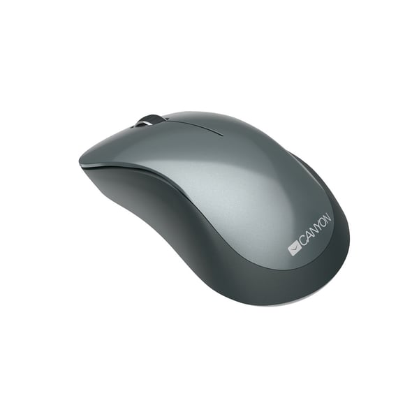 Canyon MW-11 - Mus - høyrehendt - optisk - 3 knapper - trådløs - 2.4 GHz - USB trådløs mottaker - svart
