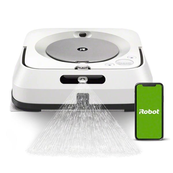 iRobot Braava jet m6 Robottilattianpesuaine - valkoinen ja harmaa