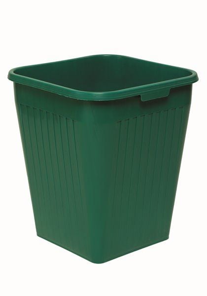 Papirkurv, Bantex, grøn, PP, 25 l