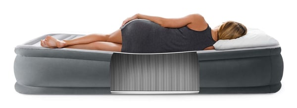 Intex 67766ND, Yksittäinen patja, Suorakulmio, Sisätila, Sisäänrakennettu ilmapumppu