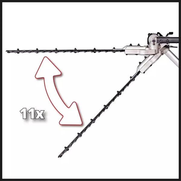 Einhell GC-HC 90/2046 T, 7 m/s, 0,1 L, musta, punainen, AC, 900 W, 20 cm
