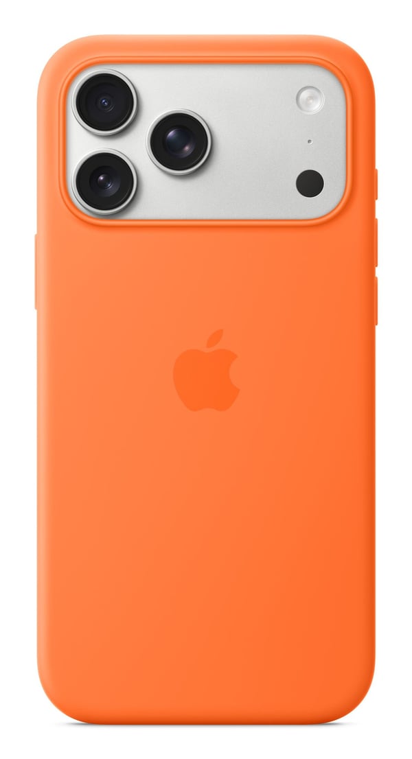 Apple - Skydd för mobiltelefon - MagSafe-kompatibilitet - silikon - orange - för iPhone 17 Pro Max