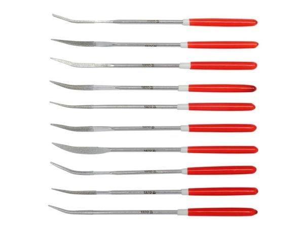Yato Diamond nålefiler 3x140x30mm 10 stk. YT-6146