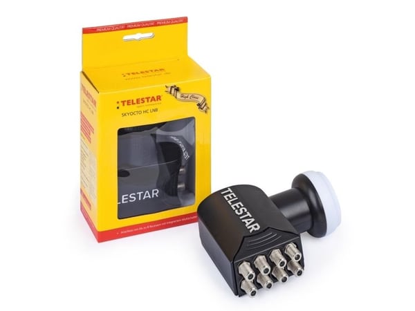 Telestar SKYOCTO HC LNB, 115 mm, 60 mm, 135 mm, 223 g, musta, 269 g, 223 g
