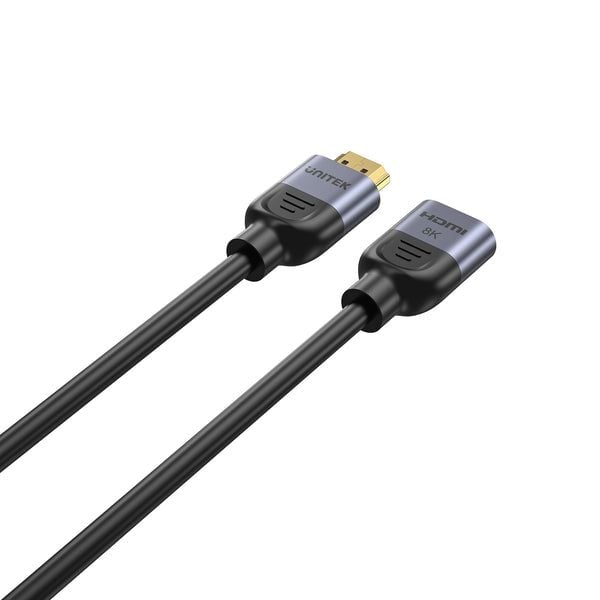 Unitek skjøtekabel HDMI (M) - HDMI (F) 2.1, 8K 2m