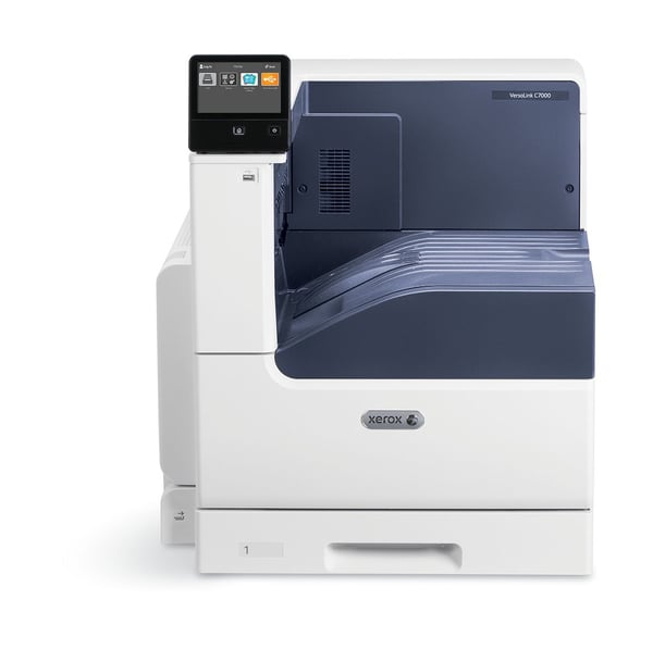 Xerox VersaLink C7000 A3-skrivare 35/35 sid/min Adobe PS3 PCL5e/6 2 magasin totalt 620 ark, laser, Färg, 1200 x 2400 DPI, A3, 35 ppm, Nätverksförbe...