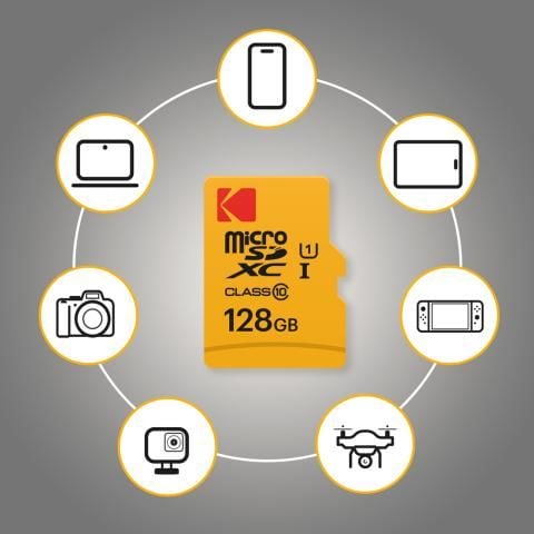 Kodak mSD 128GB UHS-I U3 Ultra EKMSDM128GXC10HPRK