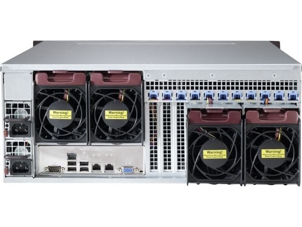 Supermicro SC842 XTQC-R804B - Rackmonterbar 4U - utvidet ATX (E-ATX) - SATA/SAS - hot-swap 800 watt - svart - USB/seriell