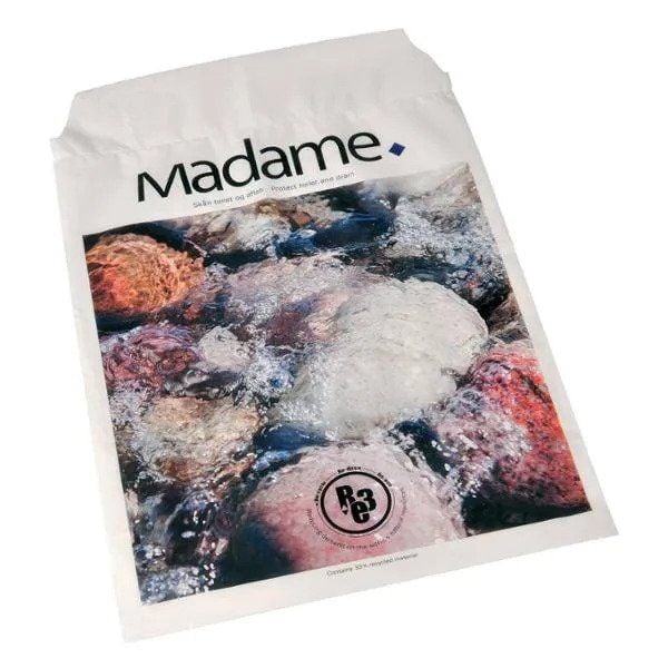 Hygiejneposer, 5 l, 25 x 37 cm, hvid, pakke a 500 stk
