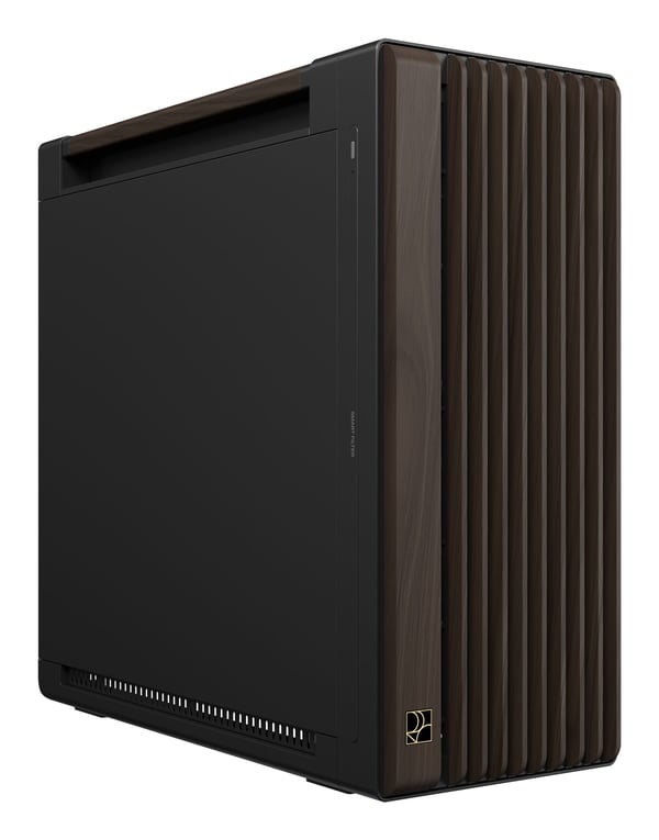 ASUS ProArt PA602 miditornikotelo E-ATX, moderni musta, pähkinäpuu