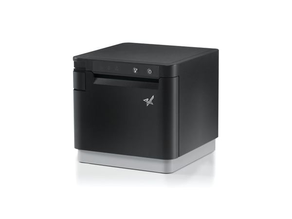 Star mC-Print3 MCP30 BK E+U - Kvitteringsskriver - direktetermisk - Rull (8 cm) - 203 dpi - inntil 250 mm/sek - USB, LAN - kutter - svart