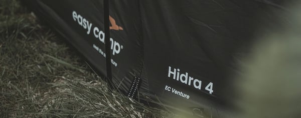 Easy Camp Hidra 4, Camping, Hård ram, Tunneltält, 4 personer, 9,5 kg, Grön