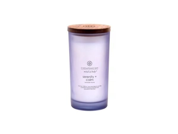 Chesapeake Bay Scented candle with wooden lid - Lavender Thyme