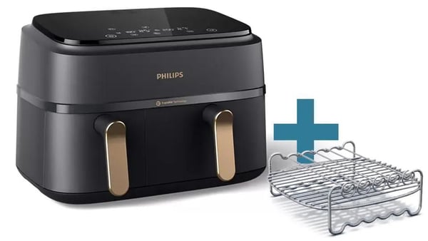 Philips Series 3000 NA352 - Dobbel luftfrityr - 9 liter - 2.75 kW