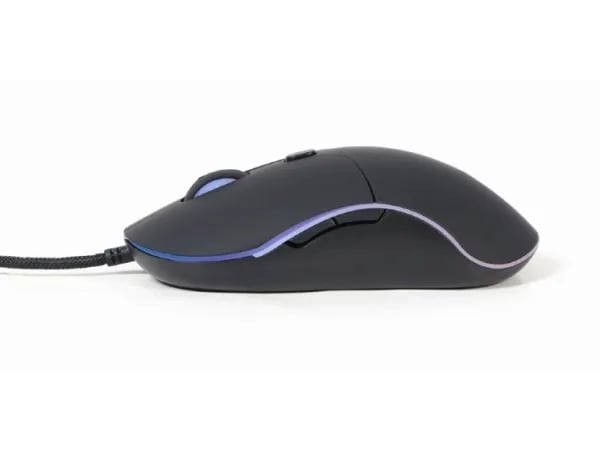 Gembird MUS-UL-02, Molempikätinen, USB A-tyyppi, 2400 DPI, Musta