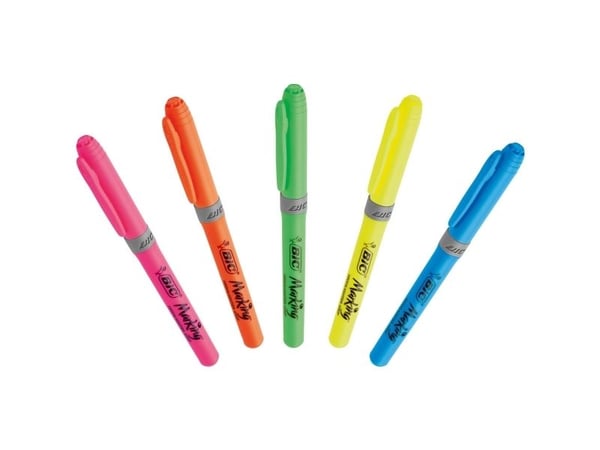 BIC 951344, 5 kpl, Monivärinen
