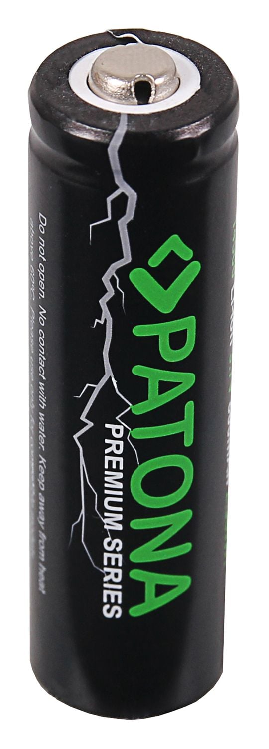 PATONA 6519, Oppladbart batteri, ICR14500, Lithium-Ion (Li-Ion), 3,7 V, 1 stykker, 800 mAh