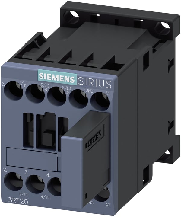 Siemens 3RT2016-1QB41 teho-ohjain, 3 sulkevaa kosketinta, 690 V/AC, 1 kpl, 58 mm, 50 mm, 61,5 mm, 120,5 mm, 300 g, 1 kpl