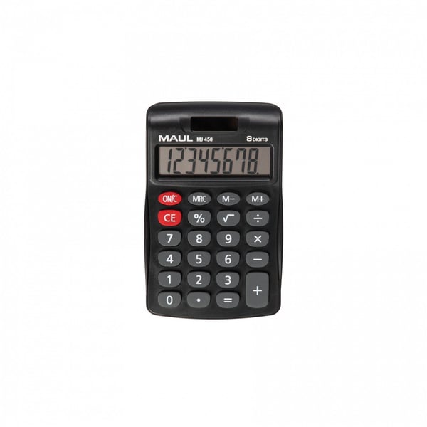 MAUL MJ 450, Ficka, Display, 8 siffror, 1 linjer, Batteri, Svart